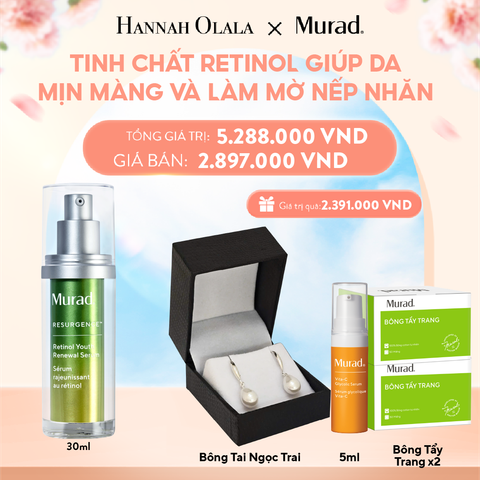 A566_DEAL 3: TINH CHẤT RETINOL GIÚP DA MỊN MÀNG VÀ LÀM MỜ NẾP NHĂN 30ML 