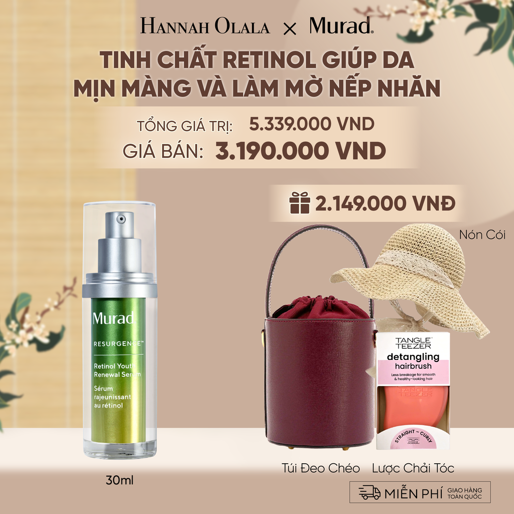  TINH CHẤT RETINOL GIÚP DA MỊN MÀNG VÀ LÀM MỜ NẾP NHĂN 30ML DEAL 3: - A239 