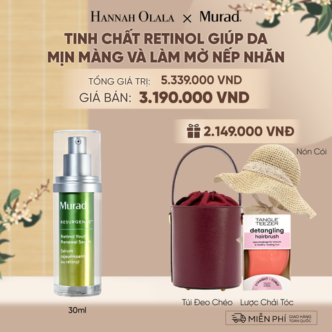  TINH CHẤT RETINOL GIÚP DA MỊN MÀNG VÀ LÀM MỜ NẾP NHĂN 30ML DEAL 3: - A239 