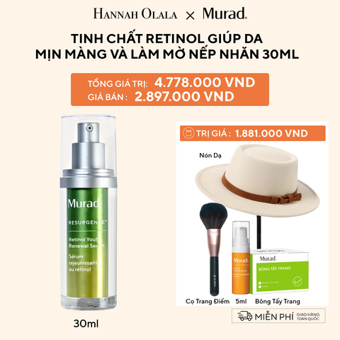  K3_DEAL 3: TINH CHẤT RETINOL GIÚP DA MỊN MÀNG VÀ LÀM MỜ NẾP NHĂN 30ML 