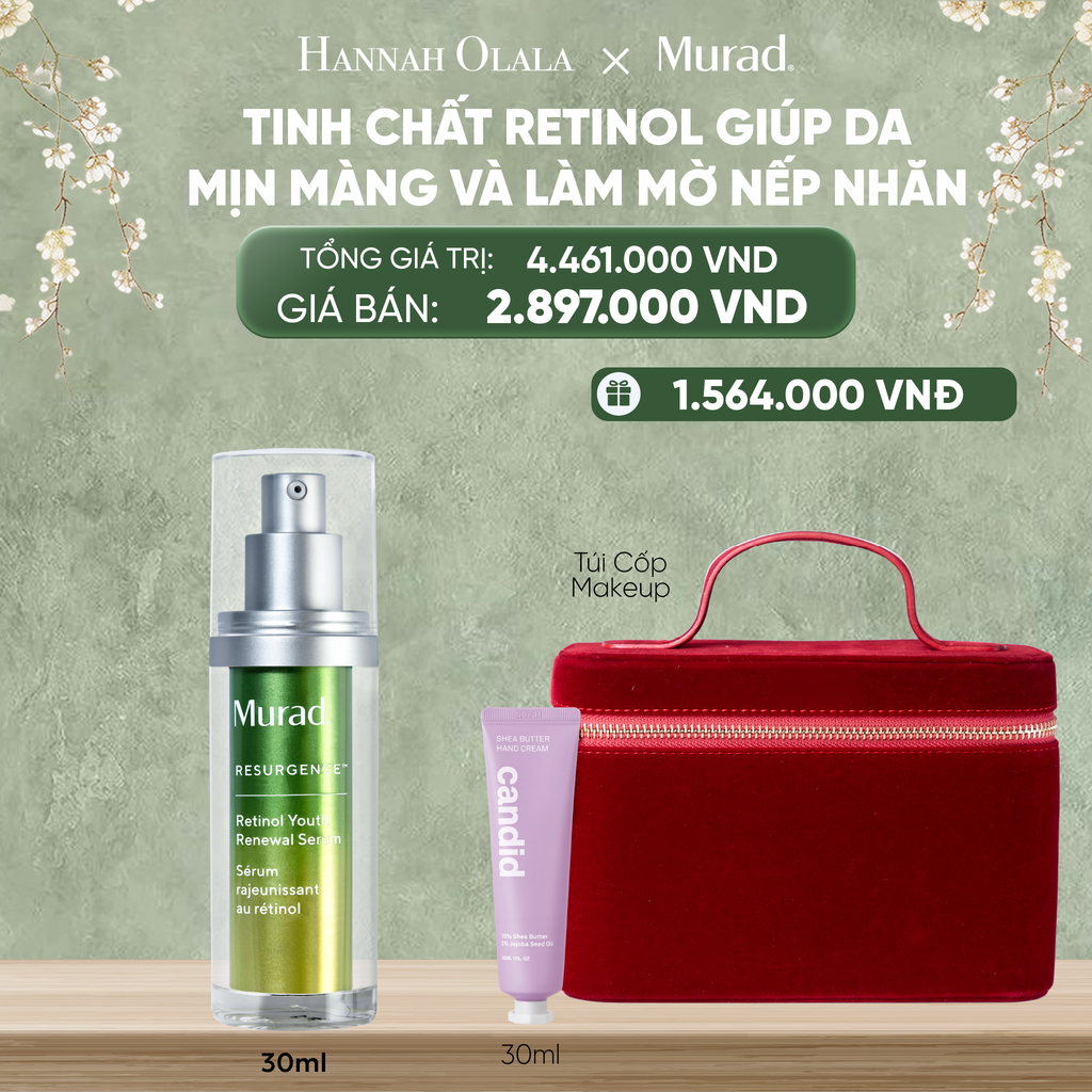  DEAL 3: TINH CHẤT RETINOL GIÚP DA MỊN MÀNG VÀ LÀM MỜ NẾP NHĂN 30ML 