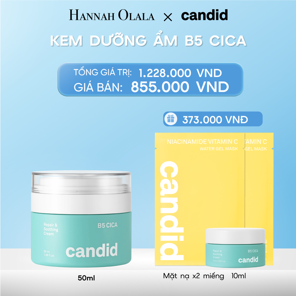  DEAL 3: KEM DƯỠNG ẨM B5 CICA 