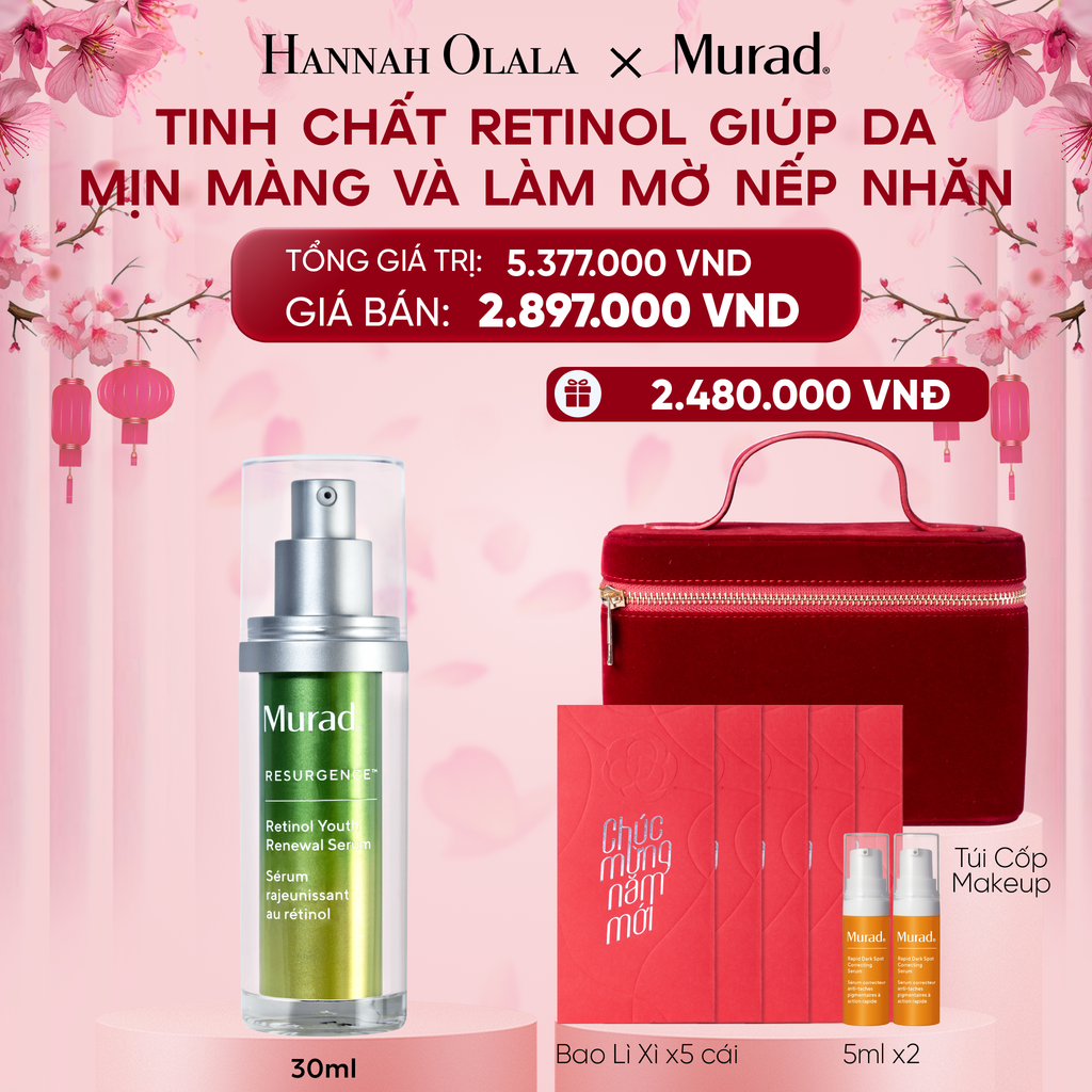  DEAL 3: TINH CHẤT RETINOL GIÚP DA MỊN MÀNG VÀ LÀM MỜ NẾP NHĂN 30ML 