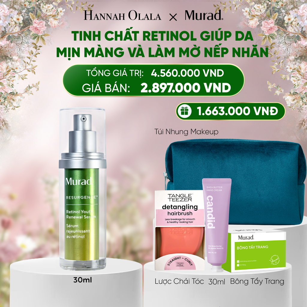  DEAL 5: TINH CHẤT RETINOL GIÚP DA MỊN MÀNG VÀ LÀM MỜ NẾP NHĂN 30ML 