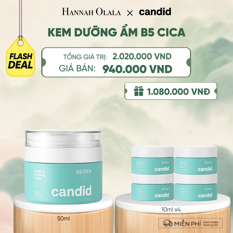  FLASHDEAL 17: KEM DƯỠNG ẨM B5 CICA 