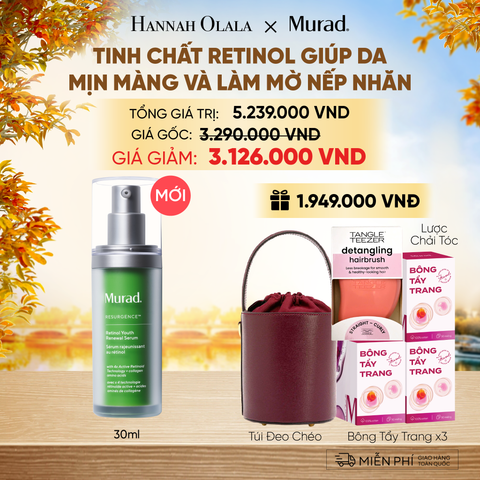  [NEW] TINH CHẤT RETINOL GIÚP DA MỊN MÀNG VÀ LÀM MỜ NẾP NHĂN 30ML DEAL 3: - E319 