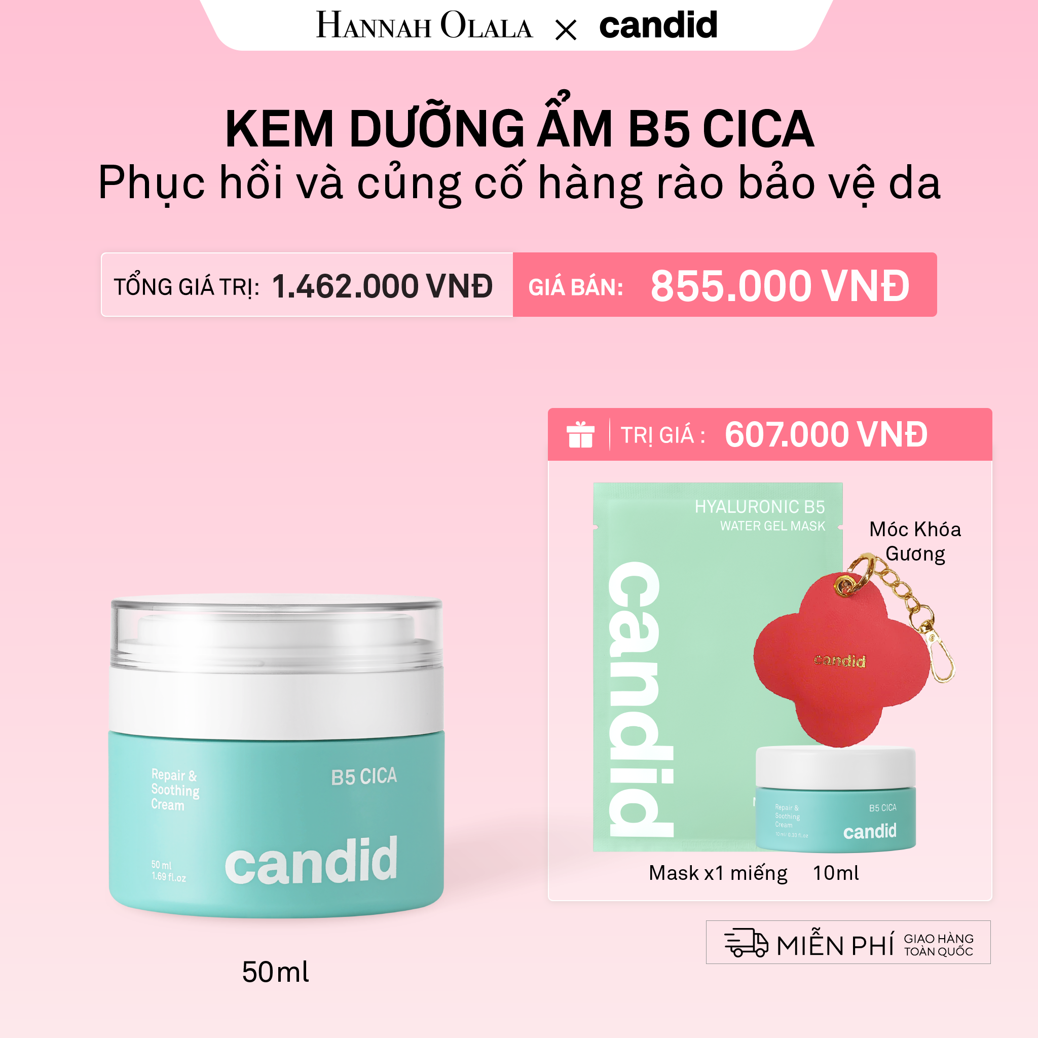 C13_deal 3: kem dưỡng ẩm b5 cica