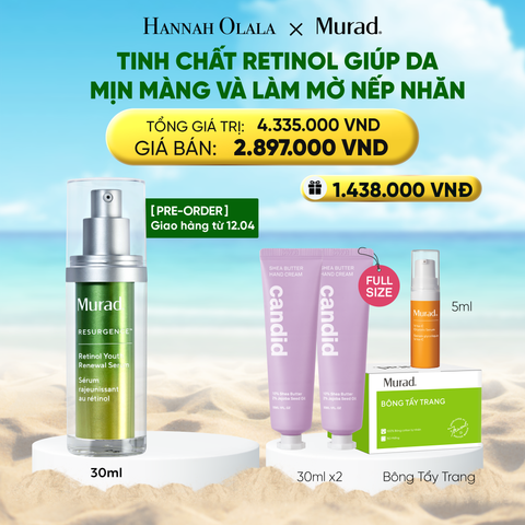  A785_DEAL 3: TINH CHẤT RETINOL GIÚP DA MỊN MÀNG VÀ LÀM MỜ NẾP NHĂN 30ML 