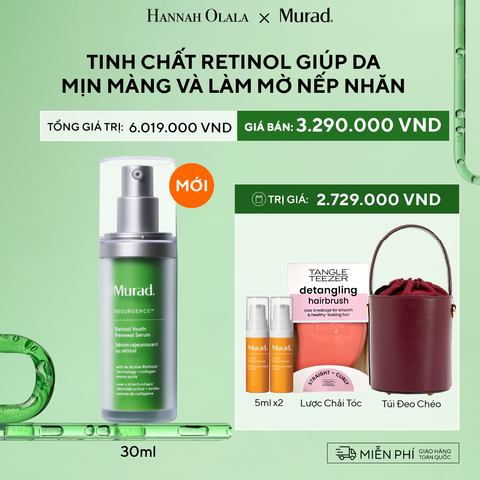  [NEW] TINH CHẤT RETINOL GIÚP DA MỊN MÀNG VÀ LÀM MỜ NẾP NHĂN 30ML DEAL 3: 