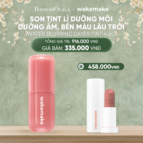  DEAL 3: SON TINT BÓNG WAKEMAKE WATERFUL GLOW TINT DƯỠNG ẨM CĂNG MỌNG, BỀN MÀU LÂU TRÔI 