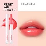  C118_DEAL 5: SON THỎI BÓNG PERIPERA HEART JAM GLOW LIP 1.4G 