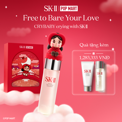  BỘ SẢN PHẨM NƯỚC DƯỠNG ẨM CAO CẤP SK-II X CRYBABY PHIÊN BẢN GIỚI HẠN - A1962 