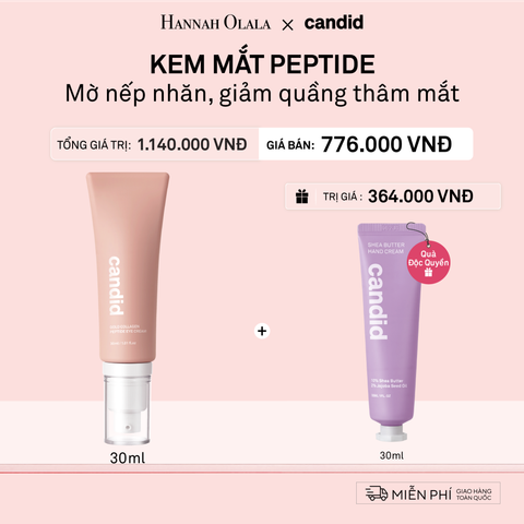  A4_DEAL 4: KEM MẮT PEPTIDE GIẢM NẾP NHĂN, TĂNG ĐỘ ĐÀN HỒI VÀ GIẢM QUẦNG THÂM MẮT 
