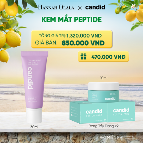 KEM MẮT PEPTIDE GIẢM NẾP NHĂN, TĂNG ĐỘ ĐÀN HỒI VÀ GIẢM QUẦNG THÂM MẮT DEAL 4: 