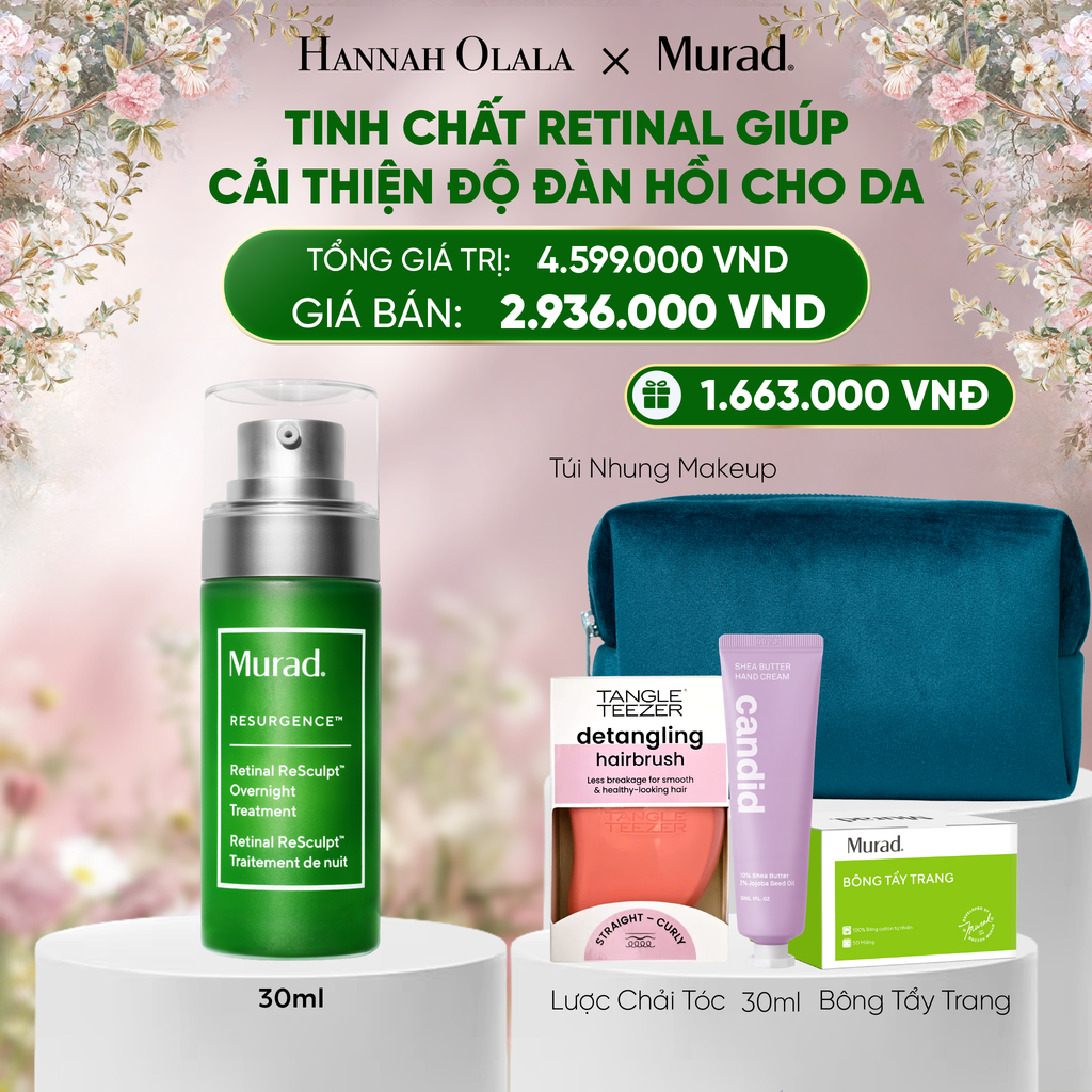  DEAL 6: TINH CHẤT RETINAL GIÚP CẢI THIỆN ĐỘ ĐÀN HỒI CHO DA 30ML 