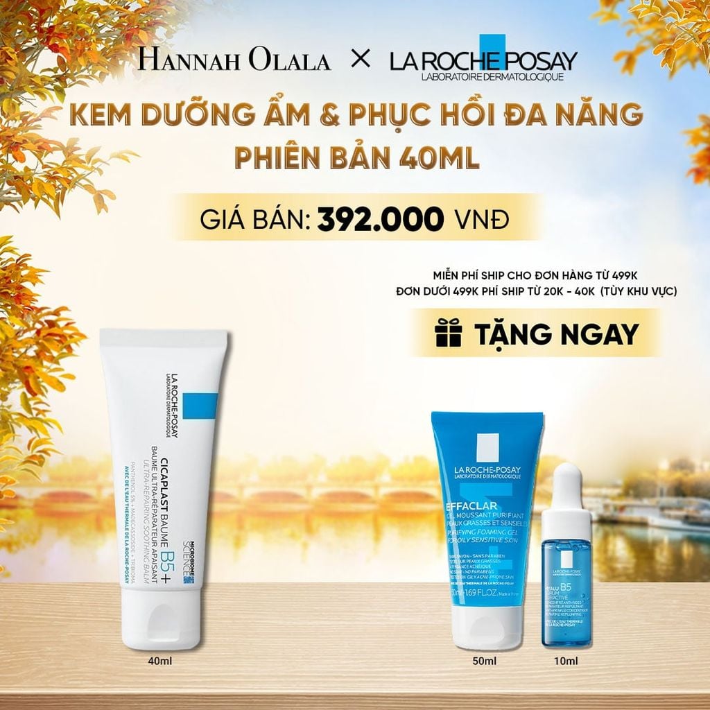  KEM DƯỠNG ẨM & PHỤC HỒI ĐA NĂNG LA ROCHE-POSAY CICAPLAST BAUME B5+ - PHIÊN BẢN 40ML - E601 
