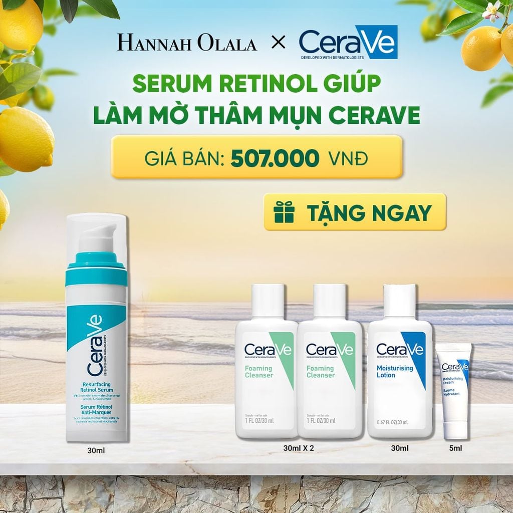  SERUM RETINOL GIÚP LÀM MỜ THÂM MỤN CERAVE DEAL 4 