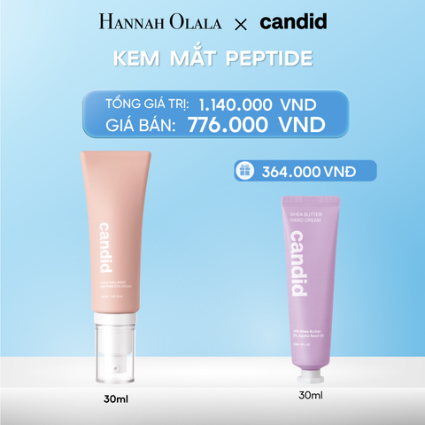  DEAL 4: KEM MẮT PEPTIDE GIẢM NẾP NHĂN, TĂNG ĐỘ ĐÀN HỒI VÀ GIẢM QUẦNG THÂM MẮT 