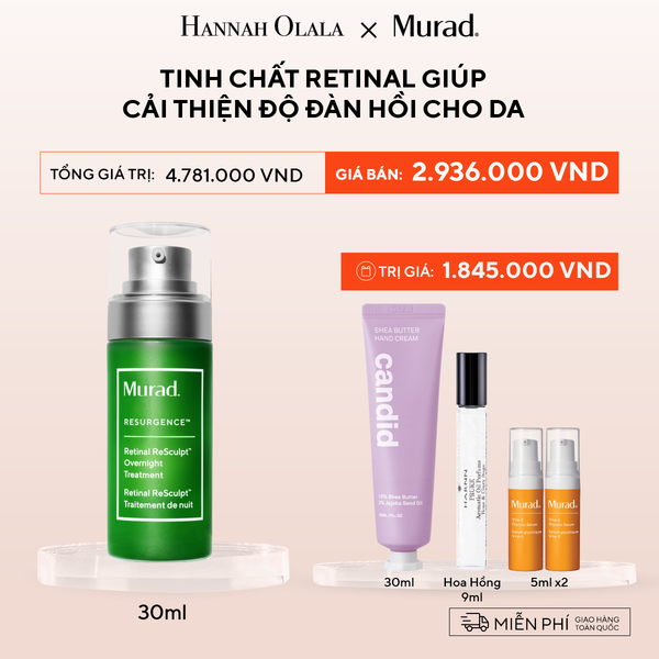  B5: DEAL 4: TINH CHẤT RETINAL GIÚP CẢI THIỆN ĐỘ ĐÀN HỒI CHO DA 30ML 