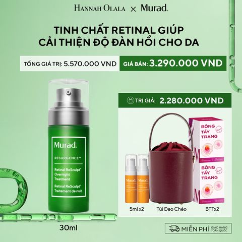  TINH CHẤT RETINAL GIÚP CẢI THIỆN NẾP NHĂN 30ML DEAL 4:  - E04 