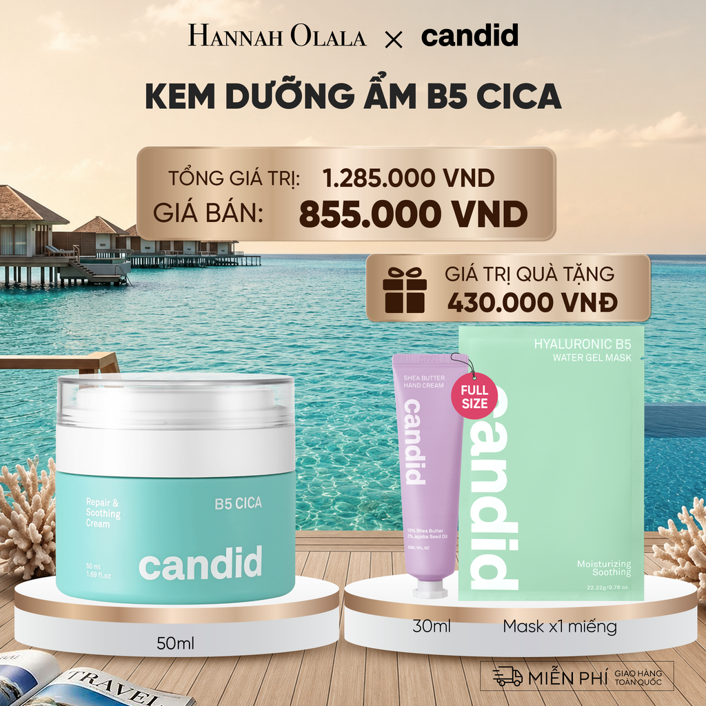  DEAL 3: KEM DƯỠNG ẨM B5 CICA 
