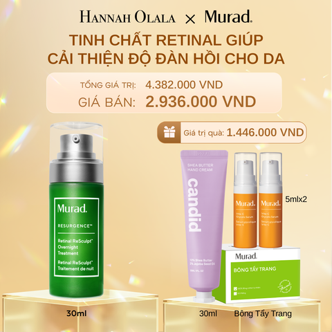  DEAL 4: TINH CHẤT RETINAL GIÚP CẢI THIỆN ĐỘ ĐÀN HỒI CHO DA 30ML 