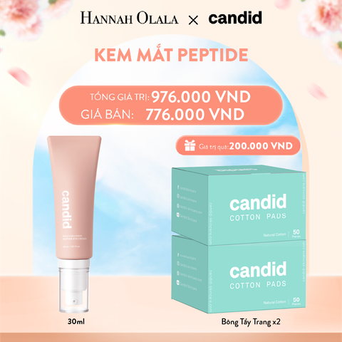  A156_DEAL 4: KEM MẮT PEPTIDE
GIẢM NẾP NHĂN, TĂNG ĐỘ ĐÀN HỒI VÀ GIẢM QUẦNG THÂM MẮT 