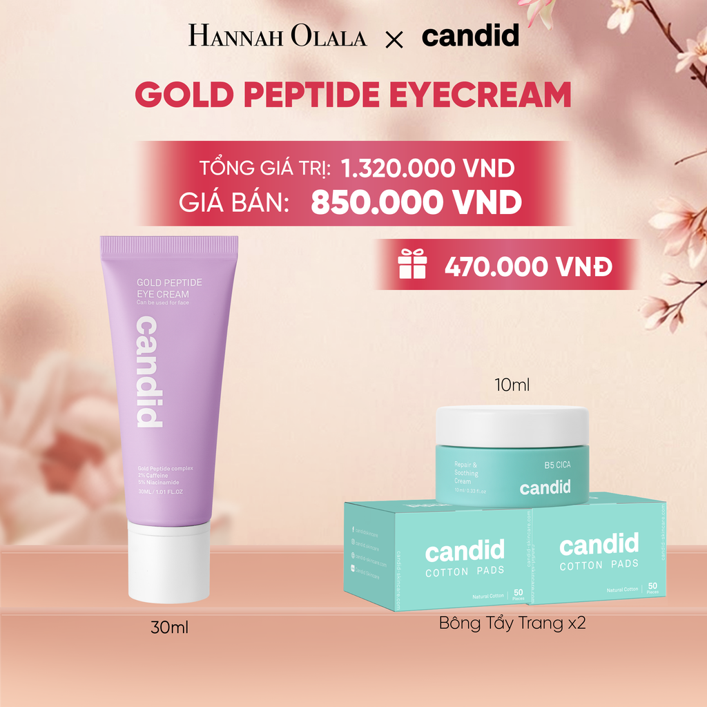  KEM MẮT GOLD PEPTIDE GIẢM NẾP NHĂN VÀ GIẢM QUẦNG THÂM MẮT DEAL 4: - A799 