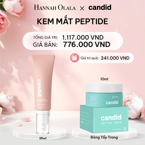  E253: DEAL 4: KEM MẮT PEPTIDE GIẢM NẾP NHĂN, TĂNG ĐỘ ĐÀN HỒI VÀ GIẢM QUẦNG THÂM MẮT 30ML 