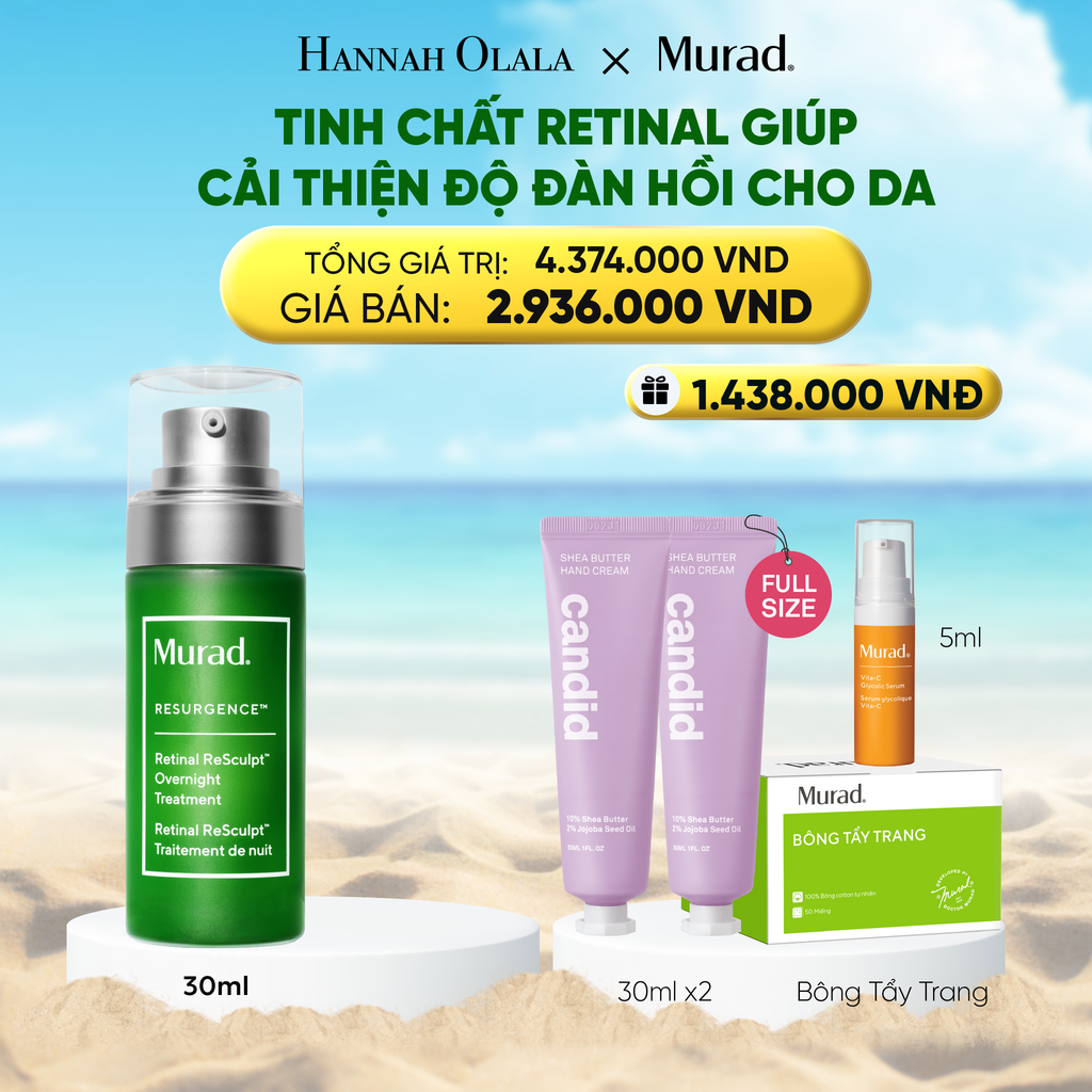  TINH CHẤT RETINAL GIÚP CẢI THIỆN ĐỘ ĐÀN HỒI CHO DA 30ML - DEAL 4 