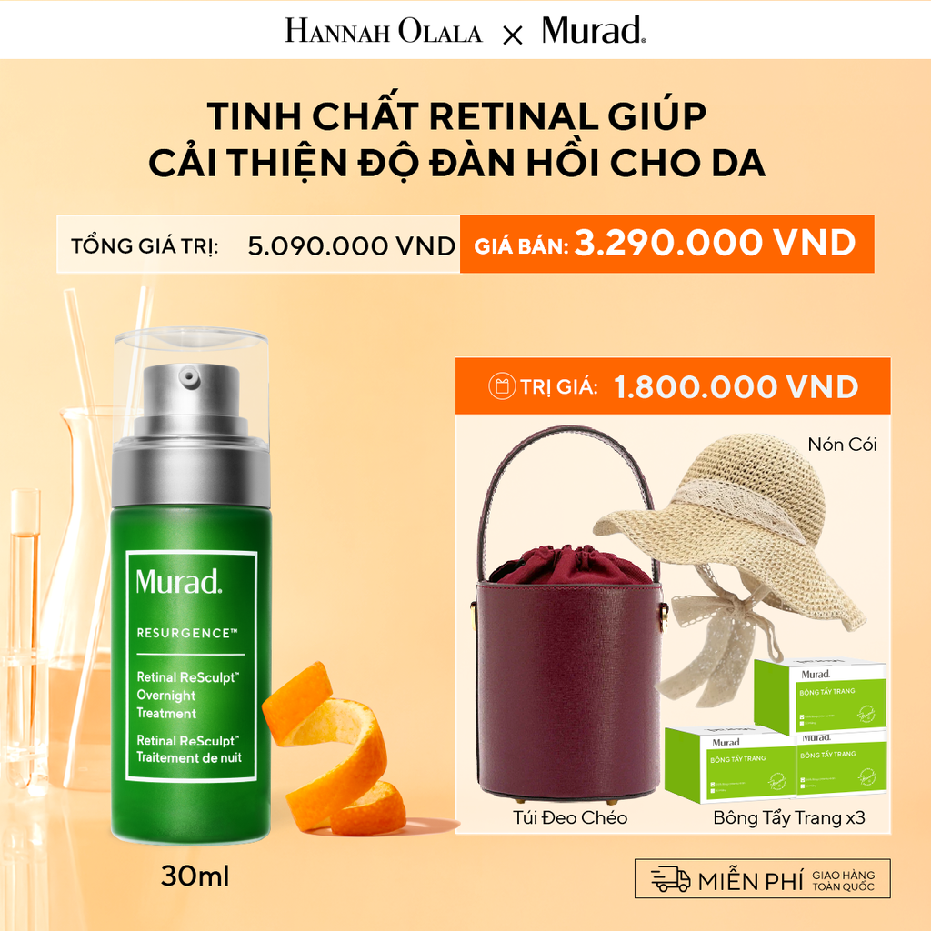  TINH CHẤT RETINAL GIÚP CẢI THIỆN NẾP NHĂN 30ML DEAL 4: 