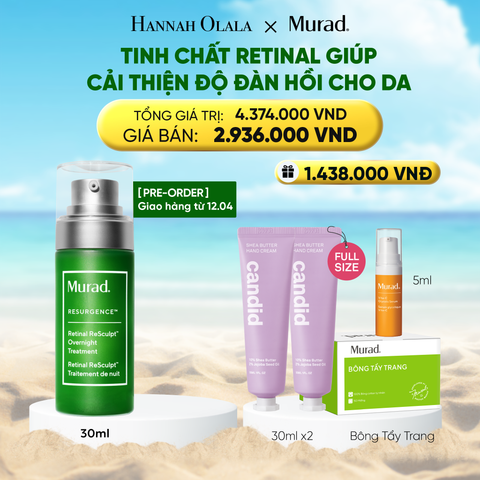 A786_DEAL 4: TINH CHẤT RETINAL GIÚP CẢI THIỆN ĐỘ ĐÀN HỒI CHO DA 30ML 
