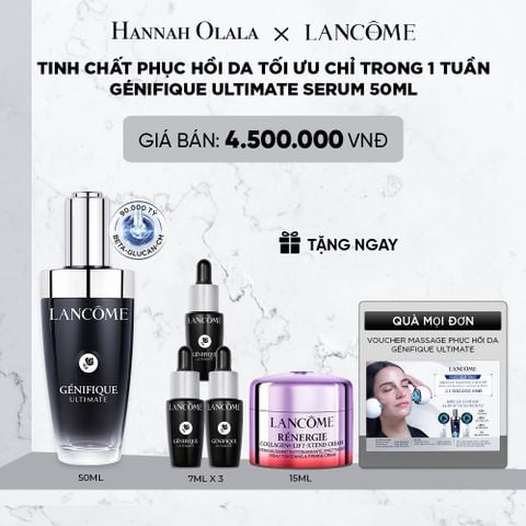  TINH CHẤT PHỤC HỒI DA TỐI ƯU CHỈ SAU 1 TUẦN GÉNIFIQUE ULTIMATE SERUM 50ML 