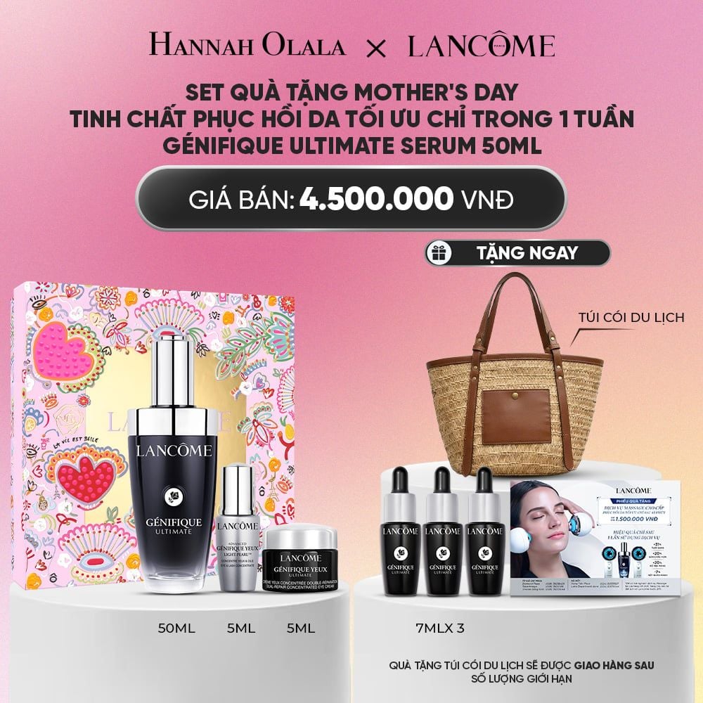  [SET QUÀ TẶNG MOTHER'S DAY] TINH CHẤT PHỤC HỒI DA TỐI ƯU CHỈ SAU 1 TUẦN GÉNIFIQUE ULTIMATE SERUM 50ML_A1289 