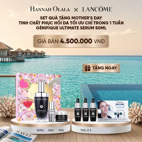  SET QUÀ TẶNG MOTHER'S DAY TINH CHẤT PHỤC HỒI DA TỐI ƯU CHỈ SAU 1 TUẦN GÉNIFIQUE ULTIMATE SERUM 50ML_ D1862 