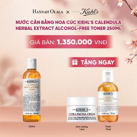  NƯỚC CÂN BẰNG HOA CÚC KIEHL'S CALENDULA HERBAL EXTRACT ALCOHOL-FREE TONER 250ML - A2028 