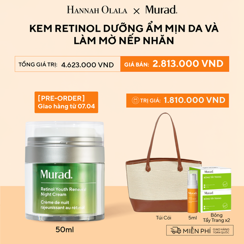  DEAL 5: KEM RETINOL DƯỠNG ẨM MỊN DA VÀ LÀM MỜ NẾP NHĂN 50ML 