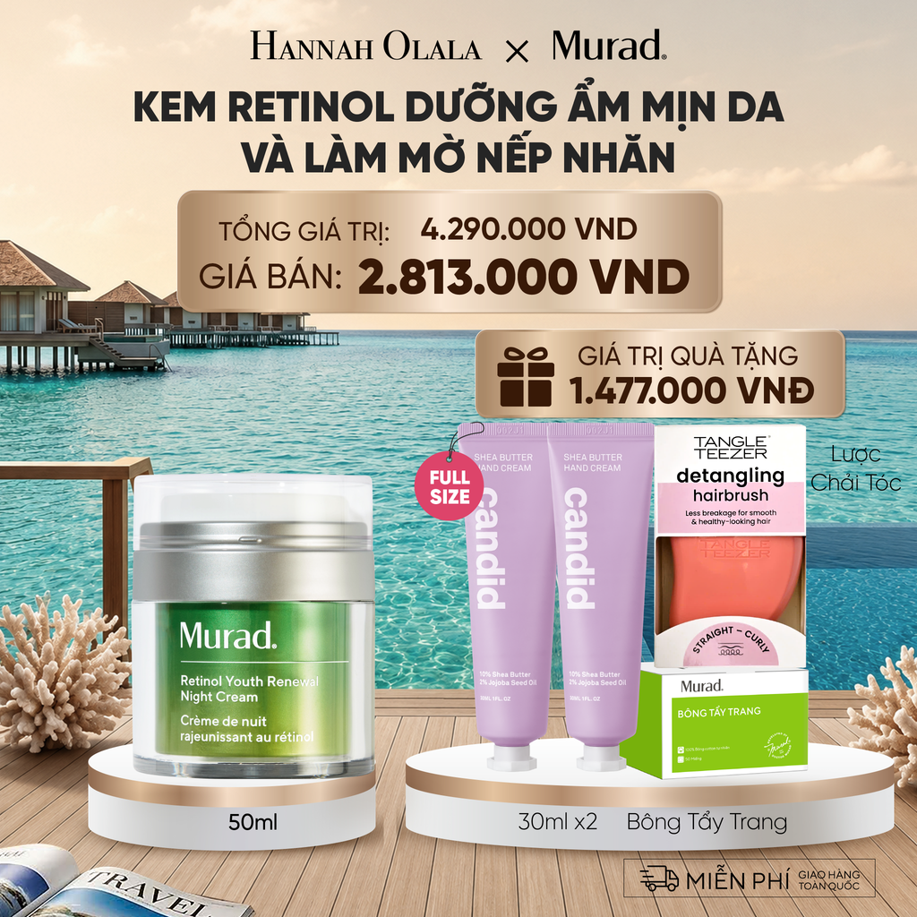  DEAL 5: KEM RETINOL DƯỠNG ẨM MỊN DA VÀ LÀM MỜ NẾP NHĂN 50ML 