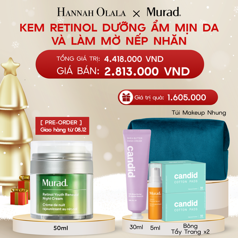  DEAL 5: KEM RETINOL DƯỠNG ẨM MỊN DA VÀ LÀM MỜ NẾP NHĂN 50ML 
