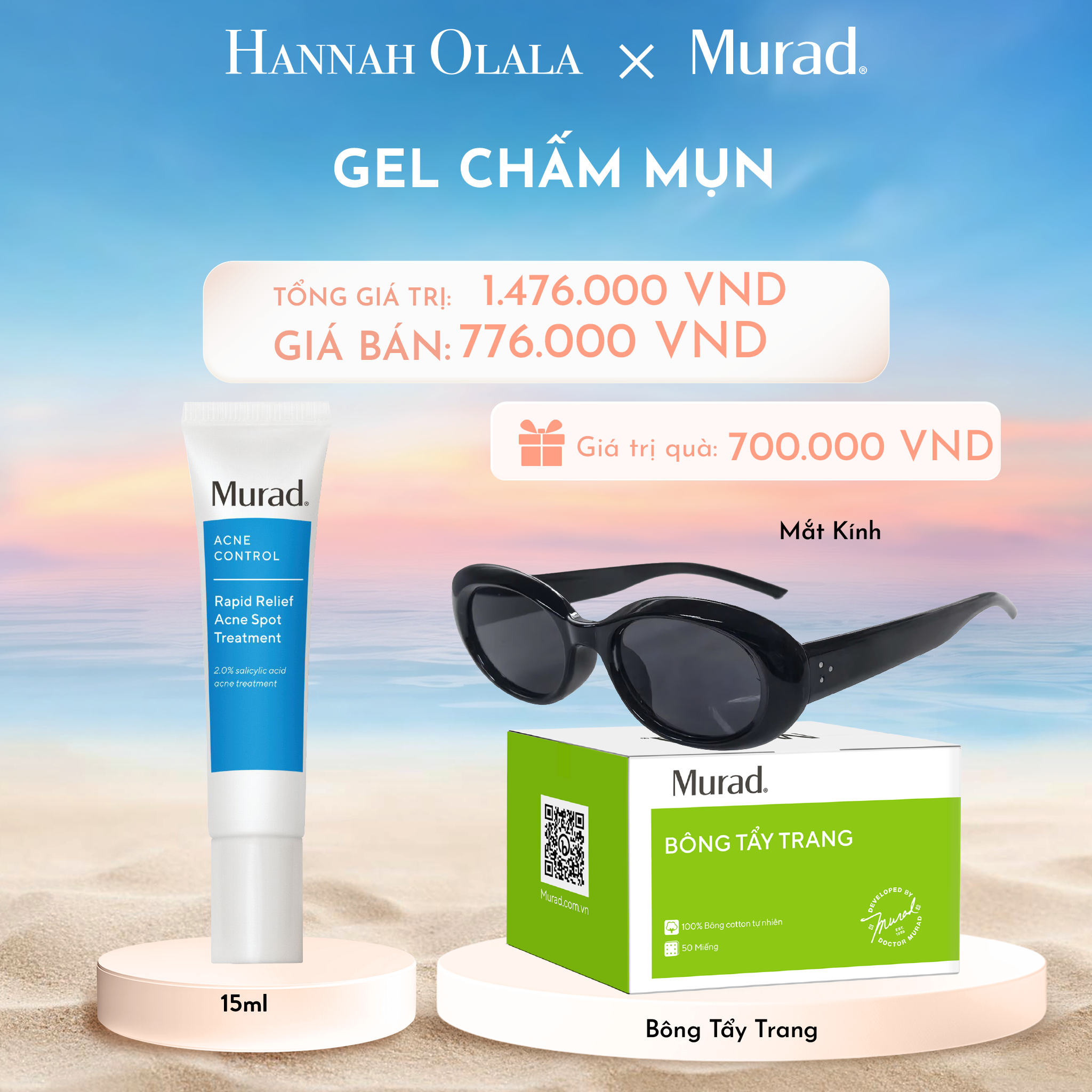  C797_DEAL 5: GEL CHẤM MỤN 15ML 