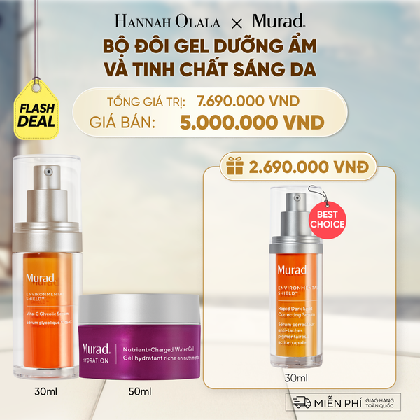  [FLASH DEAL] BỘ ĐÔI GEL DƯỠNG ẨM VÀ TINH CHẤT SÁNG DA - D174 