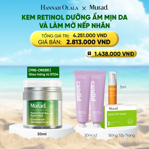  DEAL 5: KEM RETINOL DƯỠNG ẨM MỊN DA VÀ LÀM MỜ NẾP NHĂN 50ML 