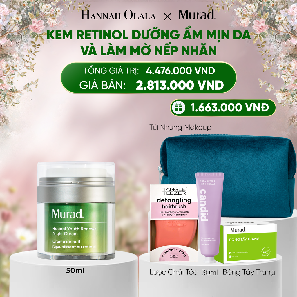  DEAL 7: KEM RETINOL DƯỠNG ẨM MỊN DA VÀ LÀM MỜ NẾP NHĂN 50ML 