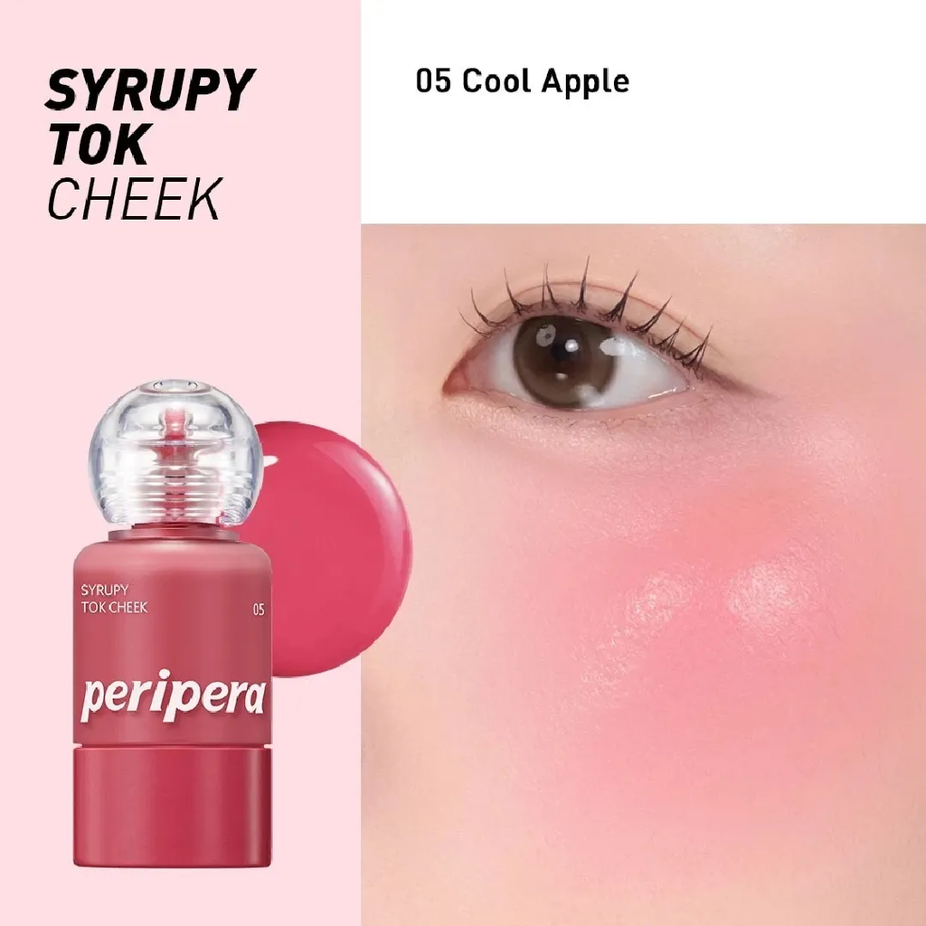  MÁ HỒNG KEM PERIPERA SYRUPY TOK CHEEK 9G - A2113 