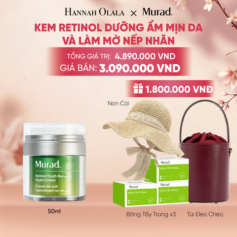  KEM RETINOL DƯỠNG ẨM MỊN DA VÀ LÀM MỜ NẾP NHĂN 50ML DEAL 5: - A2195 