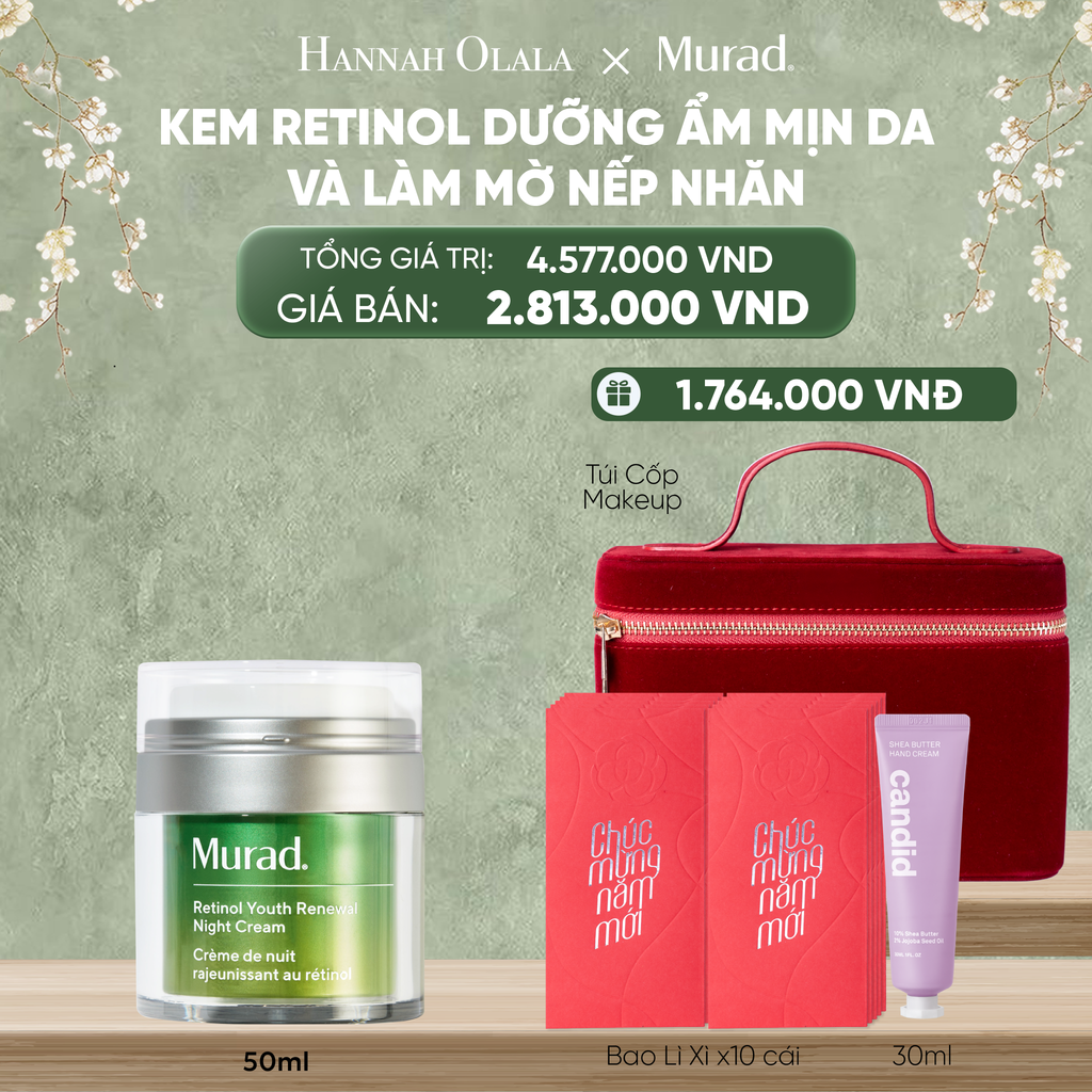  DEAL 5: KEM RETINOL DƯỠNG ẨM MỊN DA VÀ LÀM MỜ NẾP NHĂN 50ML 