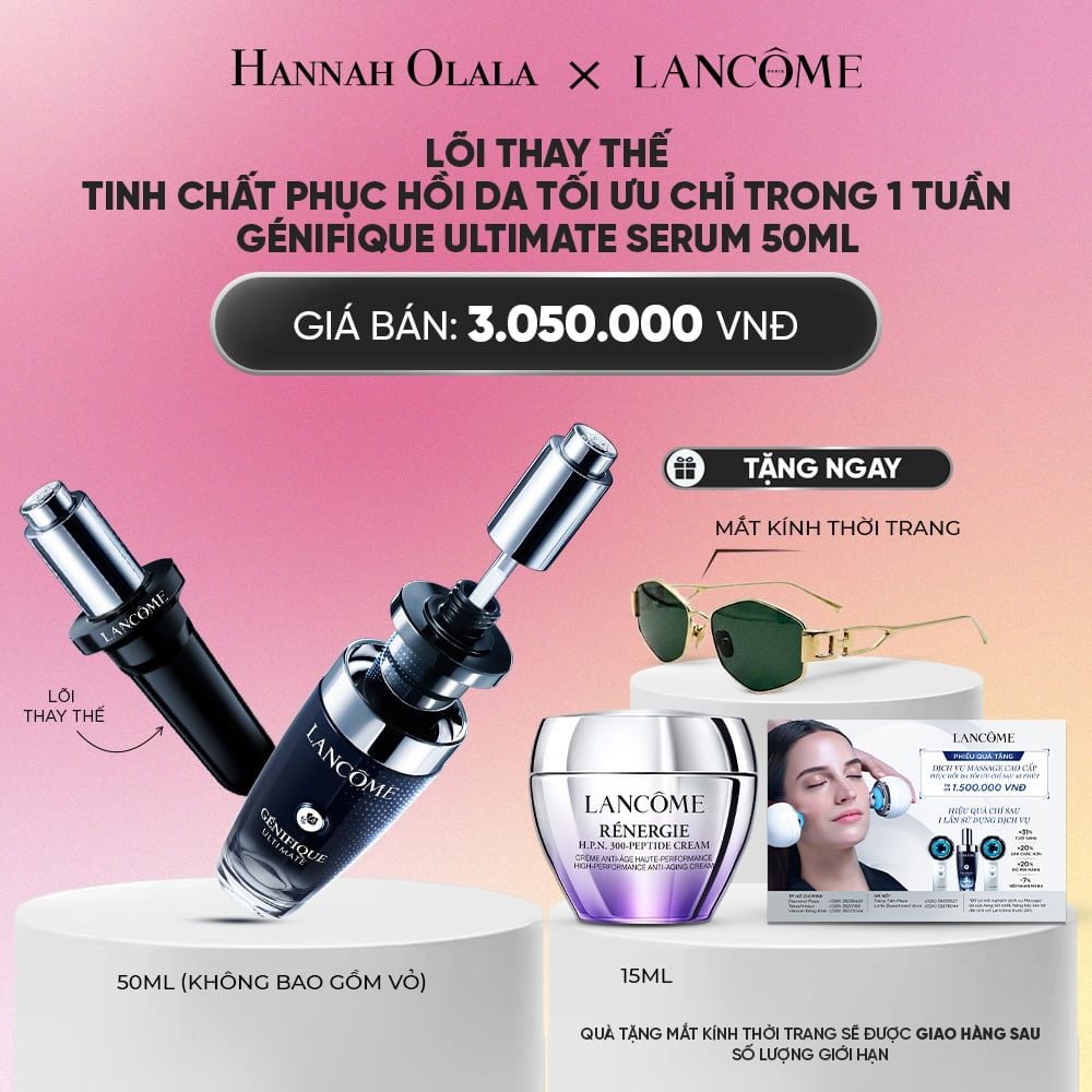  LÕI THAY THẾ TINH CHẤT PHỤC HỒI DA TỐI ƯU CHỈ SAU 1 TUẦN GÉNIFIQUE ULTIMATE SERUM 50ML_A1290 