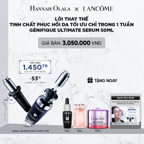  LÕI THAY THẾ TINH CHẤT PHỤC HỒI DA TỐI ƯU CHỈ SAU 1 TUẦN GÉNIFIQUE ULTIMATE SERUM 50ML 