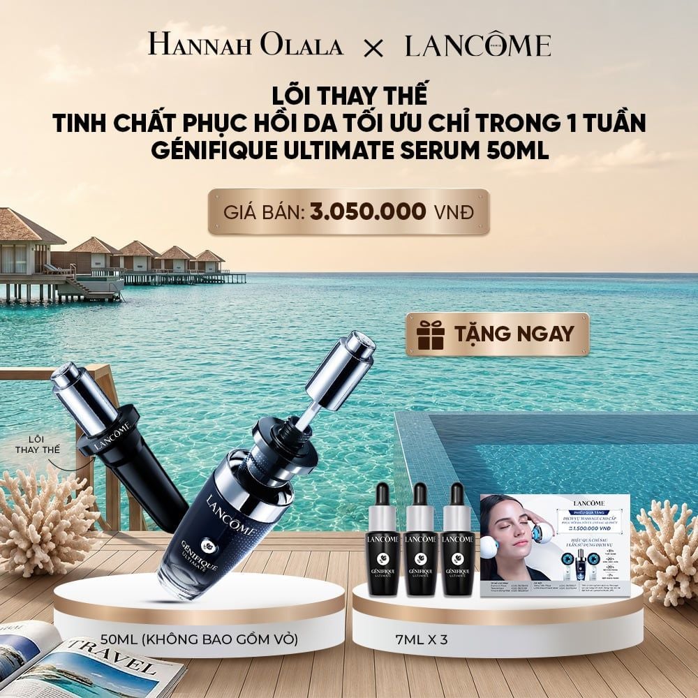  LÕI THAY THẾ TINH CHẤT PHỤC HỒI DA TỐI ƯU CHỈ SAU 1 TUẦN GÉNIFIQUE ULTIMATE SERUM 50ML_ D1863 