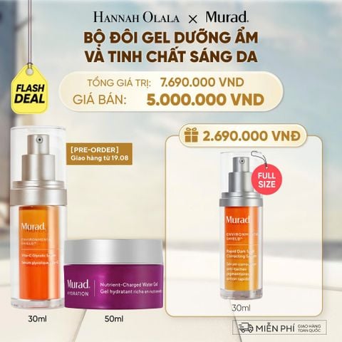 [FLASH DEAL] BỘ ĐÔI GEL DƯỠNG ẨM VÀ TINH CHẤT SÁNG DA 